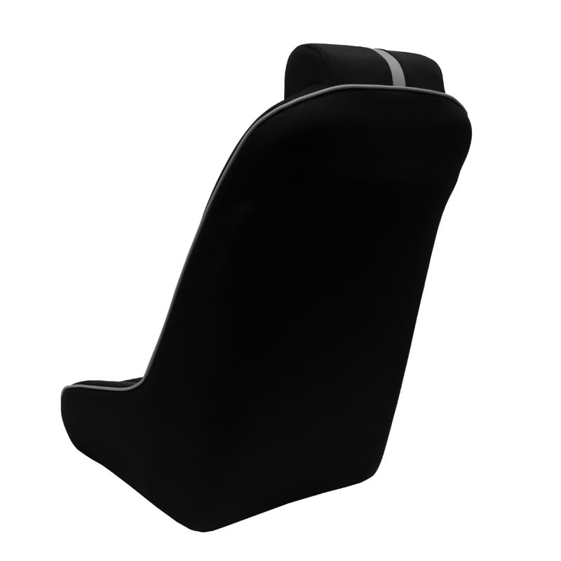 Seggiolino sportivo 'Classic RS'   Nero/Grigio   Schienale non reclinabile   poggiatesta integrato   incl. scivoli : Auto e Moto