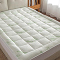 Threads for Bed Surmatelas Super King Size avec Housse en Bambou Doux, Protecteur de Matelas rafraîchissant Doux pour la Peau, 300 g/m² rempli de Fibres Douces et soyeuses pour Rembourrage : Cuisine et Maison