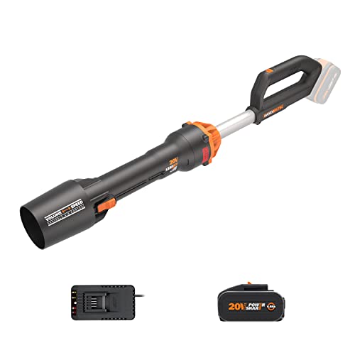 WORX Soffiatore a Batteria 20V WG543E Brushless Potente Leggero e Pratico Batteria e Caricatore Inclusi : Giardino e giardinaggio