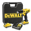 DEWALT DCD710D2 qw Trapano Avvitatore, 2 velocità, 2.0 Ah, con Doppia Batteria in Valigetta, 10.8 V, Giallo/Nero : Fai da te