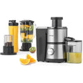 Petra PT4294VDEEU7 Blender Multifonction 4 en 1, Sans BPA Extracteur de Jus Électrique, Moulin pour Café/Épices, Nettoyage Facile, Polyvalent Machine à jus, 1L &amp; 600ml Bouteille, 2 Vitesses, 400W : Cuisine et Maison