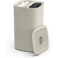 Joseph Joseph Tota- Panier de séparation du linge de 60 litres avec couvercle, 2 sacs de lavage amovibles avec poignées- Beige : Cuisine et Maison