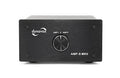 Dynavox AMP S MKII   Commutatore amplificatore e scatola in metallo, per amplificatori stereo e surround, collegamento tramite spina a banana o connettore a clip, colore: Nero : Elettronica