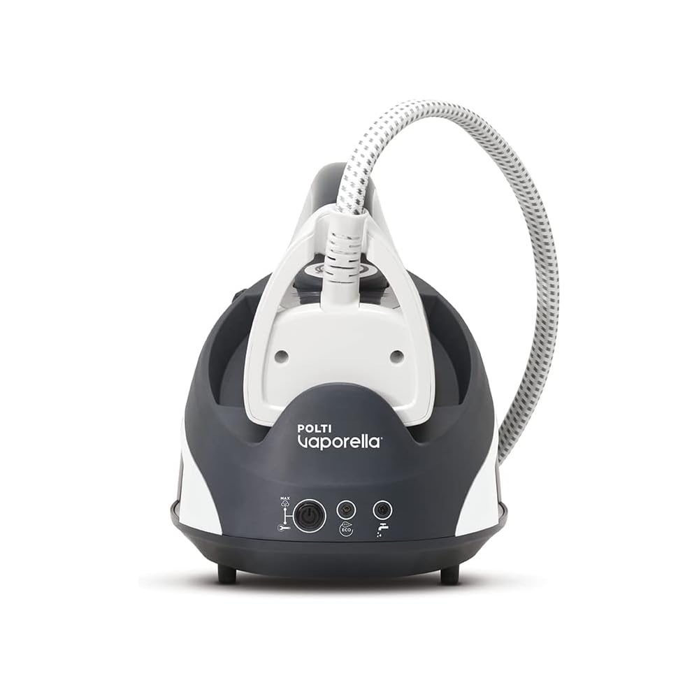 Polti Vaporella Simply VS10.10, Fer à Repasser Générateur de Vapeur avec Autonomie Illimitée, Pression de Pompage Maximale de 6,5 Bars, Réservoir Amovible de 1,5 L, Fonction Eco, Blanc et Gris : Cuisine et Maison