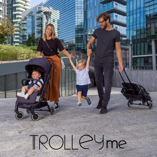 Chicco Trolley Me Passeggino Leggero da 0 Mesi a 15 kg, Passeggino Reclinabile e Pieghevole con Funzione Trolley, Chiusura Compatta, Parapioggia e Cappottina Estendibile, Portata Massima 18 kg : Prima infanzia