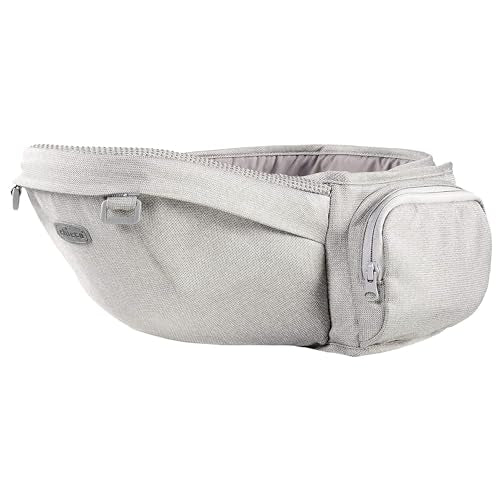 Chicco Hip Seat Carrier Marsupio Neonati Ergonomico da 0 Mesi a 15 kg, Porta Bebè 3in1 Multifunzione con Base Rigida Staccabile, Spallacci Imbottiti e Cappuccio Protettivo, 8 Posizioni   Beige : Prima infanzia