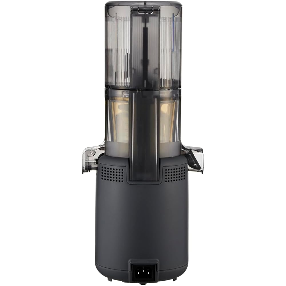 HUROM | Extracteur de jus | Extracteur à Jus de Fruits et Legumes | H310A | Presse à Froid | Moteur silencieux | Facile à nettoyer | Design compact | 220ml | 100 Watt | Sans BPA (Charcoal) : Cuisine et Maison