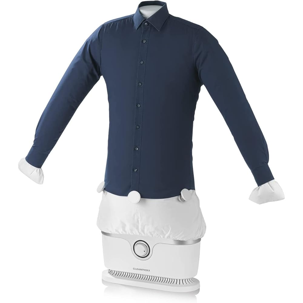 CLEANmaxx fer à repasser automatique pour chemises | Séche et lisse les chemises et chemisiers et remplace le fer à repasser ou la station de repassage | Également pour rafraîchir vos vêtements : Cuisine et Maison