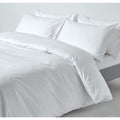 HOMESCAPES Parure de lit en 100% Coton égyptien 200 Fils, Housse de Couette 260x220 cm et 2 taies d'oreiller 50x75 cm, Coloris Blanc : Cuisine et Maison