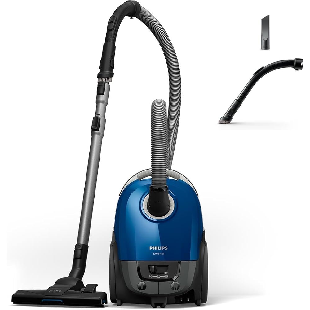 Philips Performer Compact Série 3000 Aspirateur Avec Sac - 900 W Avec Filtre Anti-Allergènes, Rayon d'Action de 9 m (XD3110/09) : Cuisine et Maison