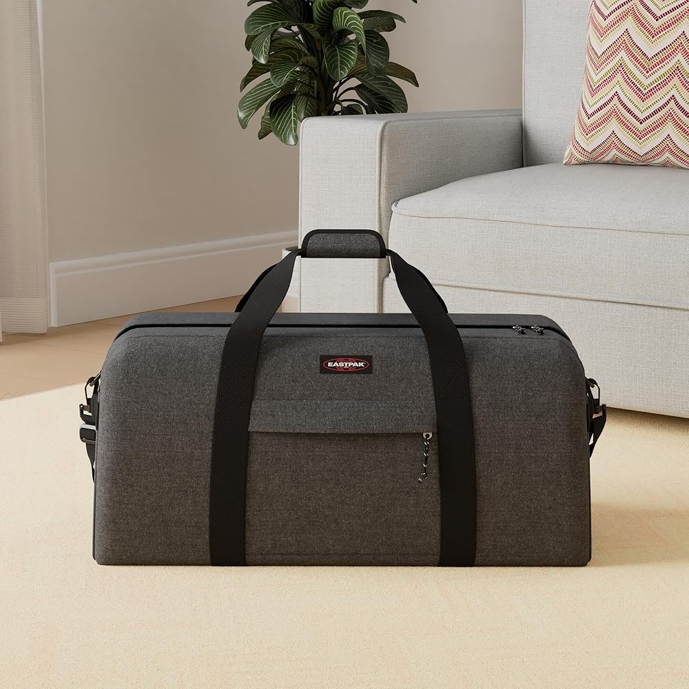 Eastpak TERMINAL + Sac de voyage, 38 x 75 x 34 cm, 96 L - Black Denim (Gris) : Mode