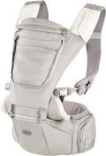 Chicco Hip Seat Carrier Marsupio Neonati Ergonomico da 0 Mesi a 15 kg, Porta Bebè 3in1 Multifunzione con Base Rigida Staccabile, Spallacci Imbottiti e Cappuccio Protettivo, 8 Posizioni   Beige : Prima infanzia