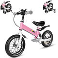 Ybike Bicicletta Senza Pedali,2 in 1 Bici Per Bambini da 12 14 Pollici, Per Bambini da 2 a 7 anni,4 Colori Bici da Equilibrio Con Freno,Ammortizzatore, Parafanghi : Giochi e giocattoli