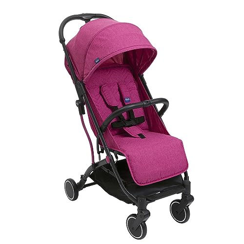 Chicco Trolley Me Passeggino Leggero da 0 Mesi a 15 kg, Passeggino Reclinabile e Pieghevole con Funzione Trolley, Chiusura Compatta, Parapioggia e Cappottina Estendibile, Portata Massima 18 kg : Prima infanzia