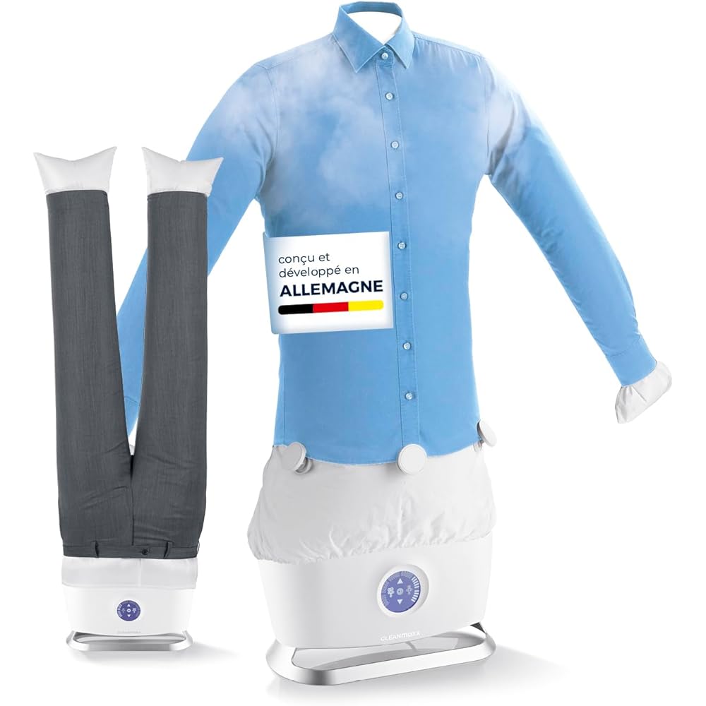 CLEANmaxx Repasseur Automatique de Chemises Pro Steam