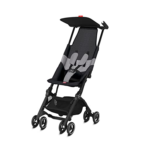 gb Gold Passeggino Pockit  Air All Terrain, Ultracompatto, 0 22 kg, Dalla Nascita a circa 4 anni, Velvet Black : Prima infanzia