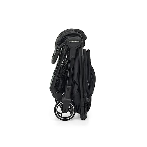 Foppapedretti Passeggino Leggero Ciao, per bambini 0 22 Kg (0 4 anni), Chiusura ad 1 mano, Self Standing, Schienabile Regolabile, Ruote Ammortizzate, Porta Oggetti, Telaio in Alluminio, Nero : Prima infanzia