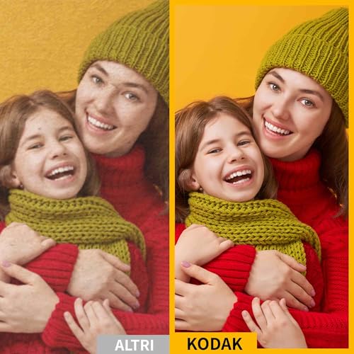 KODAK Mini Shot 2 Retro Regalo di Natale 4PASS 2 in 1 Fotocamera istantanea e stampante fotografica portatile (5,3 x 8,6 cm)   confezione regalo con 60 fogli, bianco : Elettronica