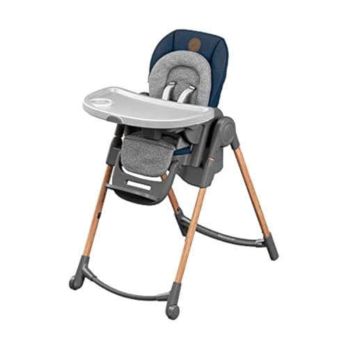 Maxi Cosi Minla Seggiolone regolabile con 6 diversi modi di sedersi, adatto dalla nascita, 0 mesi   6 anni, blu essenziale : Prima infanzia