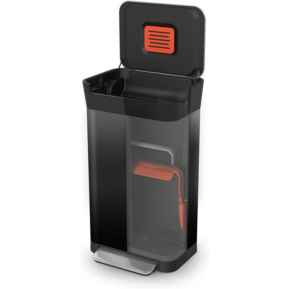 Joseph Joseph Titan Compacteur de Déchets 30L Noir