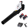 IKRA soffiafoglie assiale ICB 20, ergonomico, compatto, leggero, incl. 2 batterie 20V, caricabatterie rapido : Giardino e giardinaggio
