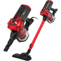 Clatronic, Aspirateur 2en1 à Main et Balai avec Fil BS1314-Rouge, 600W, Technologie de Filtre sans Sac, Câble de 6,8m, Léger et Maniable, Accessoires Inclus, Idéal pour Sols et Tissus d'Ameublement : Cuisine et Maison