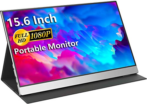 USB C Monitor Portatile   15.6 Pollici FHD HDR FreeSync USB C Computer Display con Dual Tipo C Mini HDMI per Computer Portatile PC Handy Mac Surface PS5 con Copertura VESA Montaggio (Ricondizionato) : Informatica