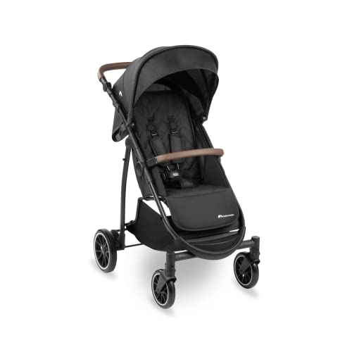 Bebeconfort Ingenious Passeggino leggero e compatto, reclinabile e pieghevole, seduta spaziosa, con corrimano e coprigambe, per bambini 0 4 anni (22 kg), Major Black : Prima infanzia