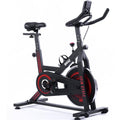 BAKAJI Cyclette Spinning Bike con Display LCD Monitoraggio Tempo, Calorie, Distanza Bici Allenamento Fitness Palestra con Sediolino Imbottito Regolabile Ideale Cardio, Gambe, Pancia, Fianchi, Home Gym : Sport e tempo libero