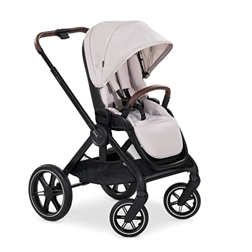 hauck Passeggino Da Viaggio Walk N Care   Da 0 Mesi Fino a 22kg   Passeggino Reversibile con Coprigambe, Seduta e Manico Telescopico   Passeggino Compatto con Ruote in Gomma, UV 50    Beige : Prima infanzia
