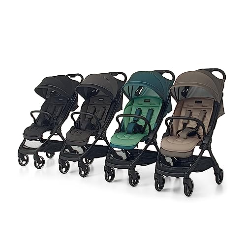 Foppapedretti Passeggino Leggero Ciao, per bambini 0 22 Kg (0 4 anni), Chiusura ad 1 mano, Self Standing, Schienabile Regolabile, Ruote Ammortizzate, Porta Oggetti, Telaio in Alluminio, Grigio : Prima infanzia