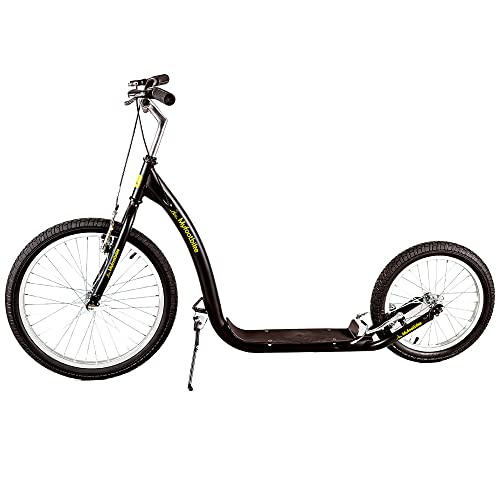 Myfootbike Trip, Monopattino Sportivo Unisex Adulto, Black, 20/16" : Sport e tempo libero